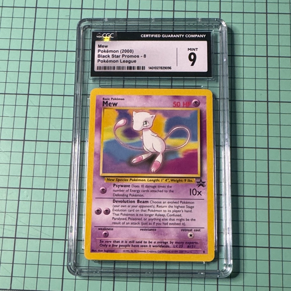 Pokemon Mew Black Star Promo CGC 9